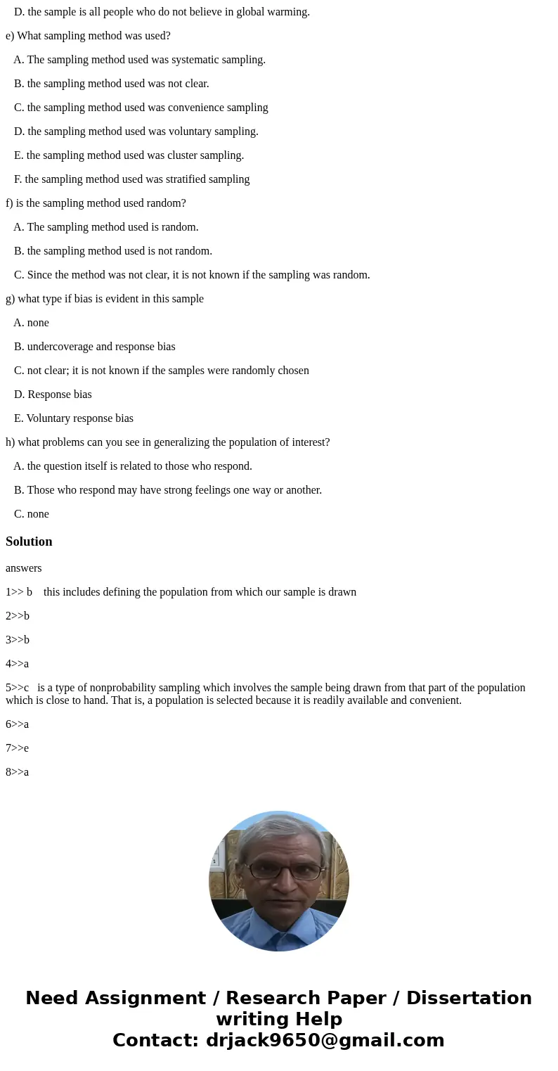 4) A magazine interviewed 1016 randomly selected people. The magazine reports that when asked when (if ever) the effects of global warming will begin to happen, 4) A magazine interviewed 1016 randomly selected people. The magazine reports that when asked when (if ever) the effects of global warming will begin to happen,