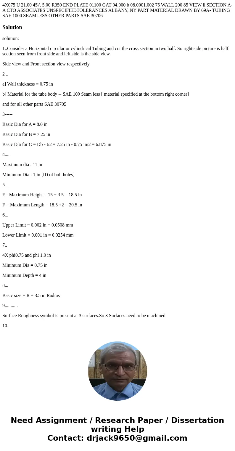 4X075 U 21.00 45\'. 5.00 R350 END PLATE 01100 GAT 04.000 b 08.0001.002 75 WALL 200 85 VIEW ll SECTION A-A CTO ASSOCIATES UNSPECIFIEDTOLERANCES ALBANY, NY PART   4X075 U 21.00 45\'. 5.00 R350 END PLATE 01100 GAT 04.000 b 08.0001.002 75 WALL 200 85 VIEW ll SECTION A-A CTO ASSOCIATES UNSPECIFIEDTOLERANCES ALBANY, NY PART
