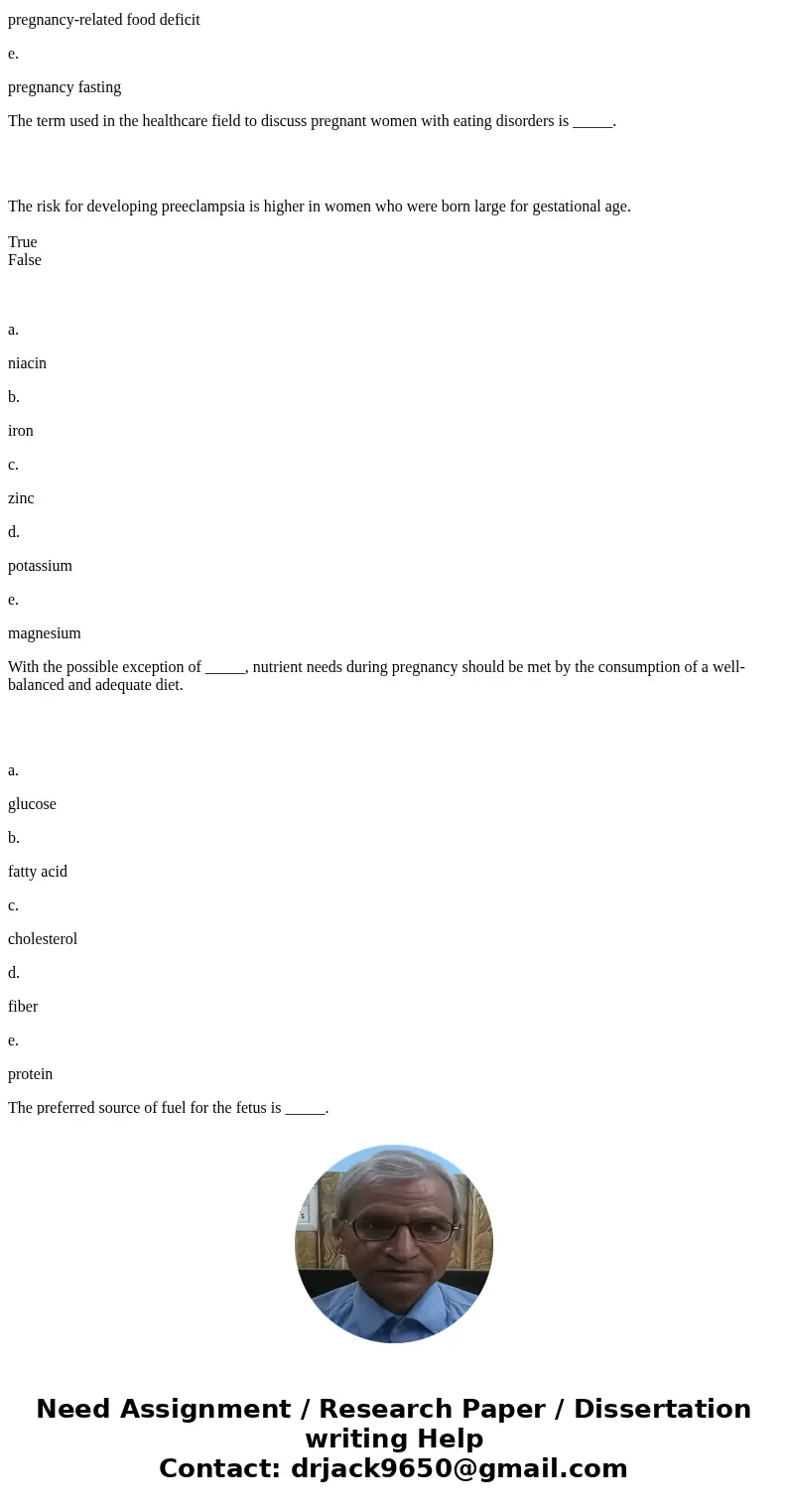 a. drink more than 4 alcoholic beverages per day b. have undergone bariatric surgery c. are carrying triplets d. have gestational diabetes e. are at risk for pr