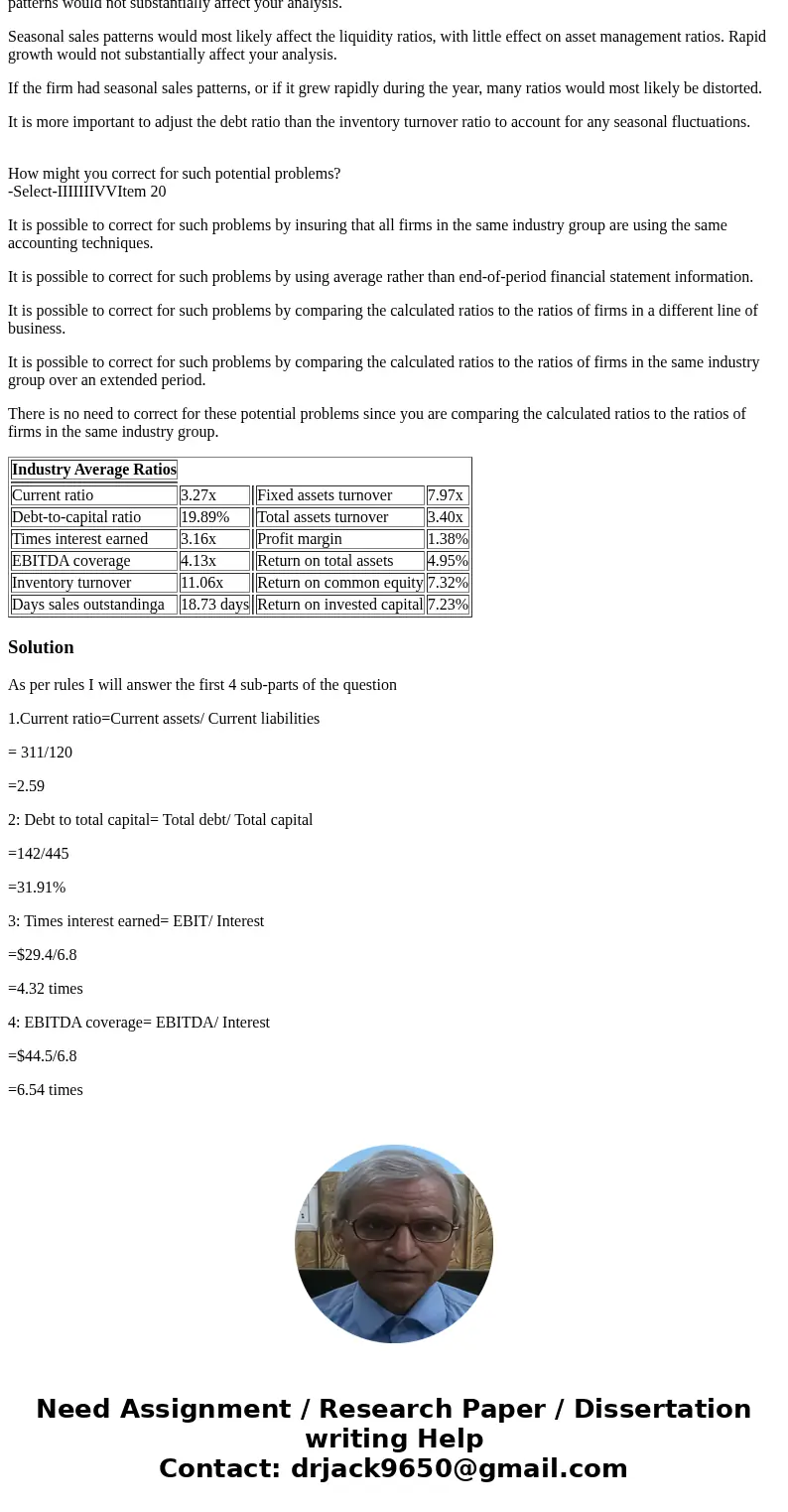 A firm has been experiencing low profitability in recent years. Perform an analysis of the firm\'s financial position using the DuPont equation. The firm has no