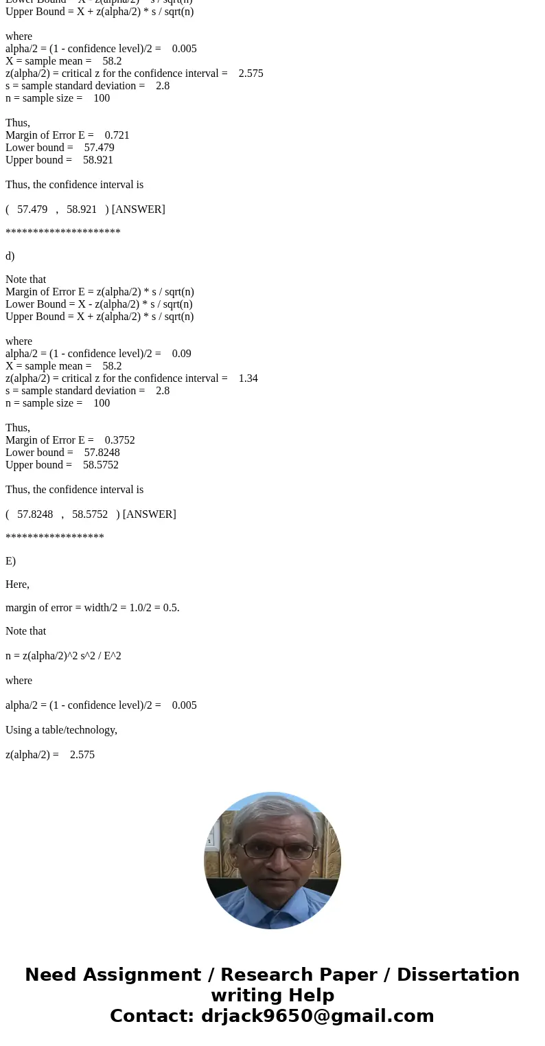 Appendix Table - http://www.webassign.net/devorestat8/DevoreStat8_appendix_tables.swf A Cl is desired for the true average stray-load loss mu (watts) for a cert