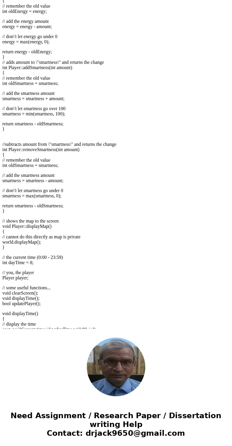 C++ Programming: (Please help me!! Thank you!!) Problem A: Win SimUniversity (20 points) Currently there is not way to “win” the game. Modify the SimUniversity. C++ Programming: (Please help me!! Thank you!!) Problem A: Win SimUniversity (20 points) Currently there is not way to “win” the game. Modify the SimUniversity.