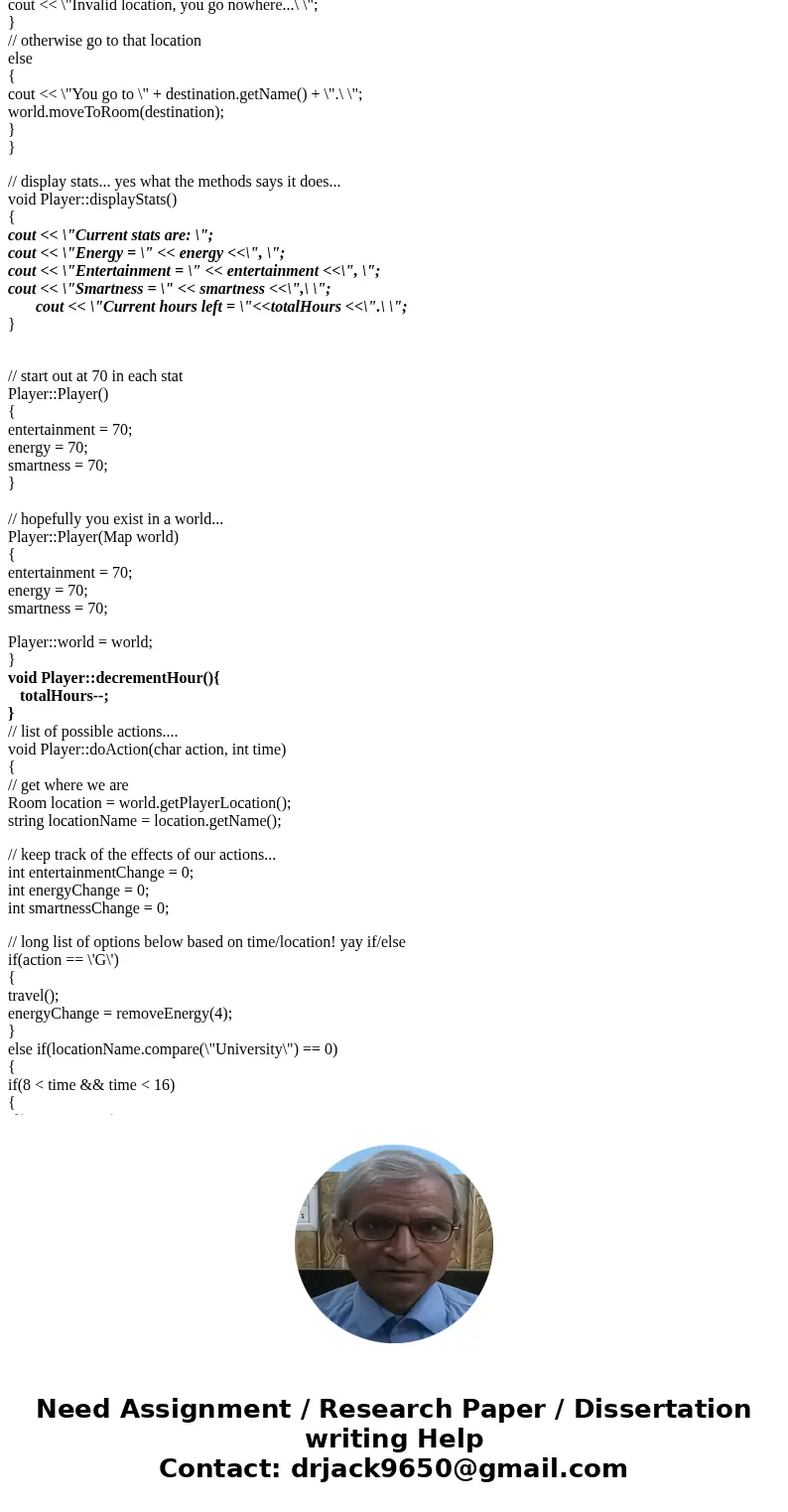 C++ Programming: (Please help me!! Thank you!!) Problem A: Win SimUniversity (20 points) Currently there is not way to “win” the game. Modify the SimUniversity. C++ Programming: (Please help me!! Thank you!!) Problem A: Win SimUniversity (20 points) Currently there is not way to “win” the game. Modify the SimUniversity.