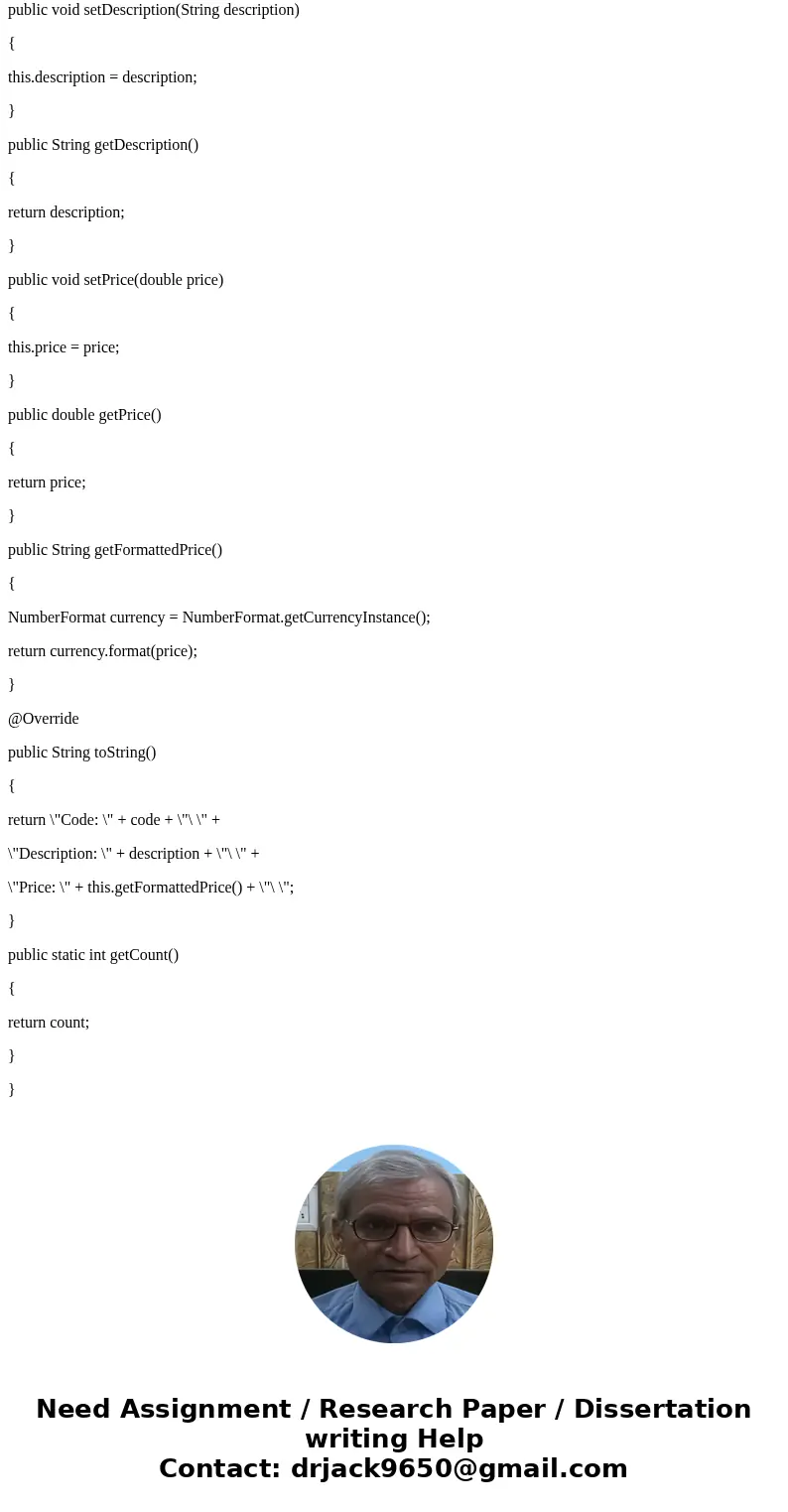 Changes that need to be made: Create CompactDisc class as subclass of Product CompactDisc class works like Book and Software classes CompactDisc class has priva Changes that need to be made: Create CompactDisc class as subclass of Product CompactDisc class works like Book and Software classes CompactDisc class has priva