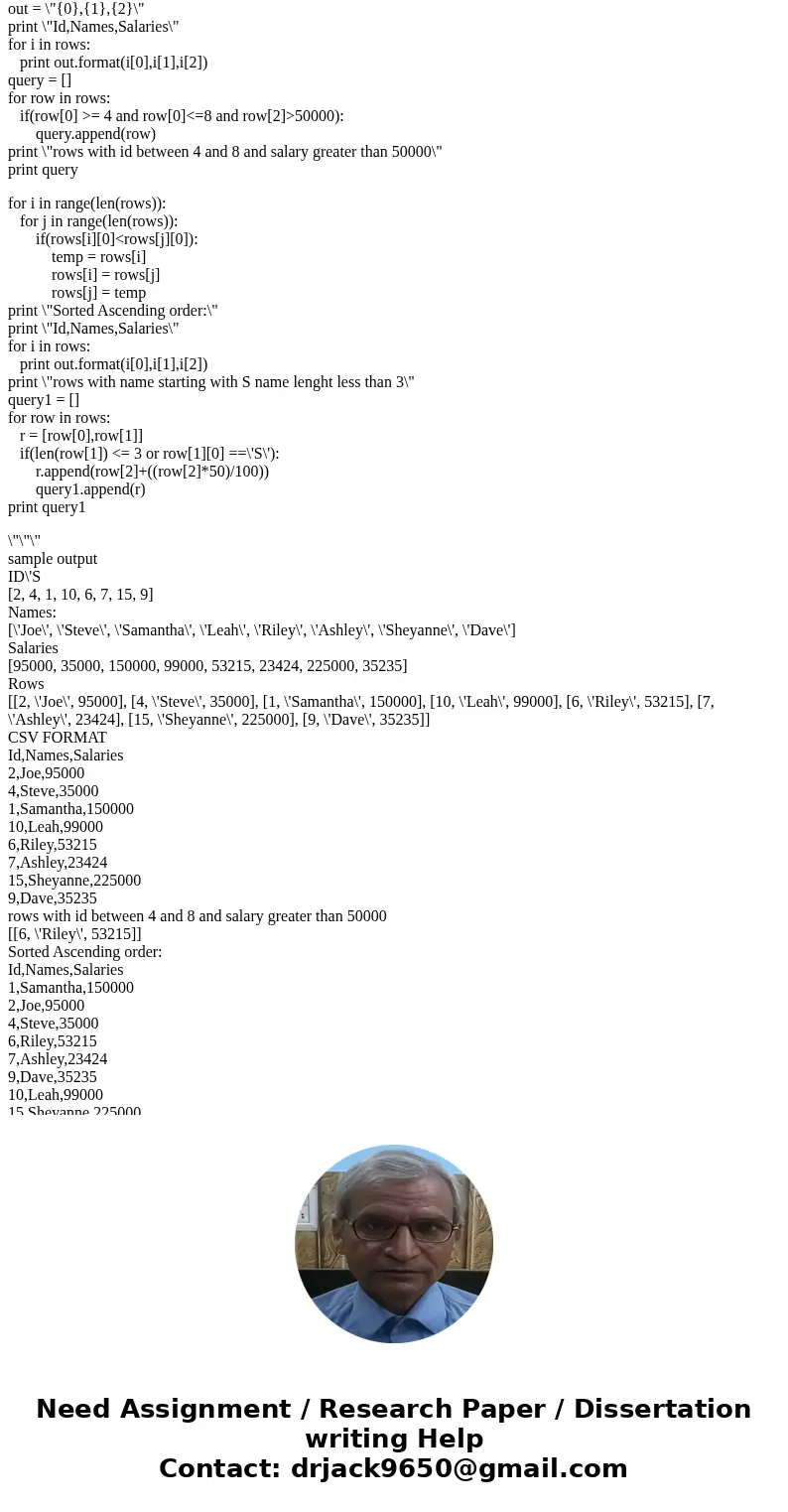 Create a Python program that takes a badly formatted data set and converts it into CSV. Details: The data has three fields which we will assume are always prese Create a Python program that takes a badly formatted data set and converts it into CSV. Details: The data has three fields which we will assume are always prese