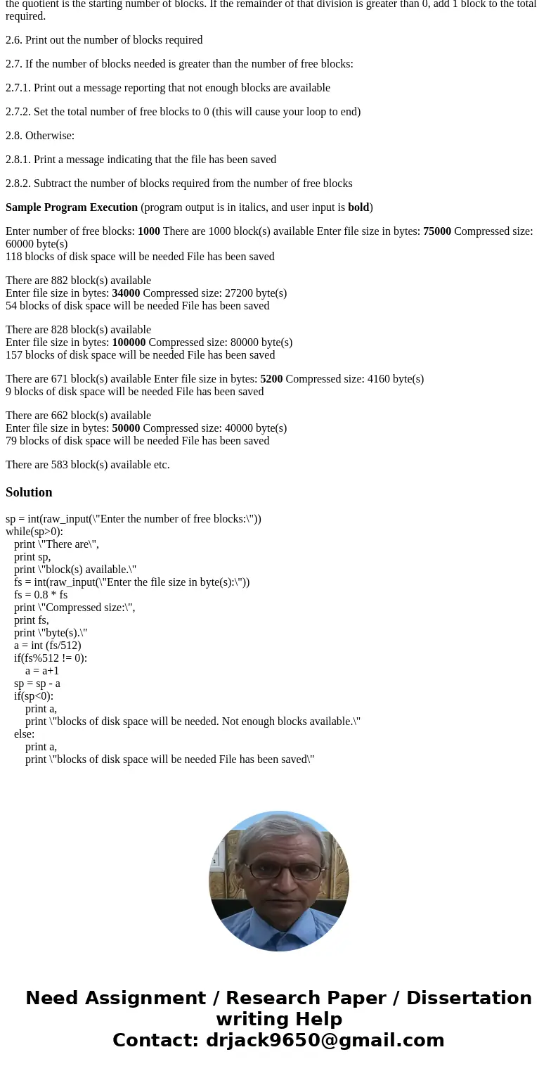 Data Compression (use Python!!!!!!) A particular data compression algorithm can reduce a file\'s size to 80 percent of its original size (so, for example, a 100 Data Compression (use Python!!!!!!) A particular data compression algorithm can reduce a file\'s size to 80 percent of its original size (so, for example, a 100