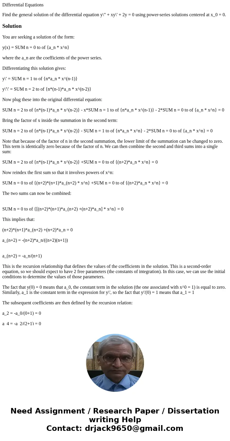 Differential Equations Find the general solution of the differential equation y\