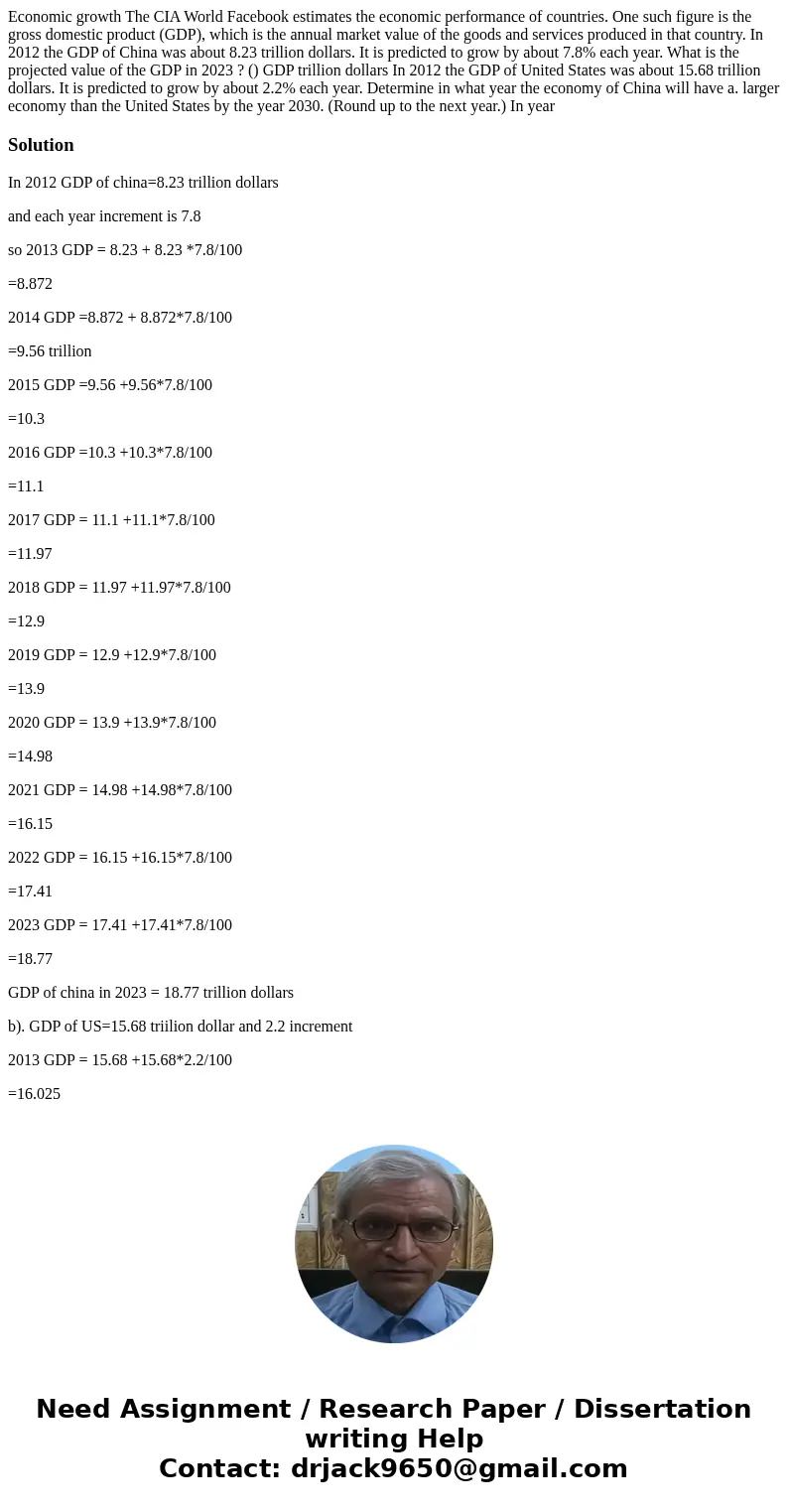 Economic growth The CIA World Facebook estimates the economic performance of countries. One such figure is the gross domestic product (GDP), which is the annua  Economic growth The CIA World Facebook estimates the economic performance of countries. One such figure is the gross domestic product (GDP), which is the annua