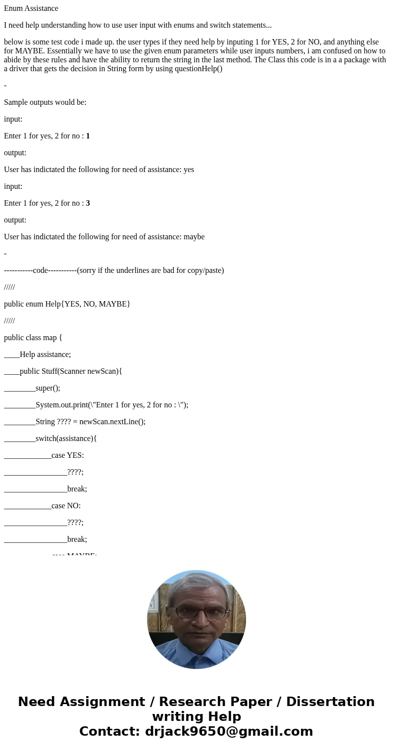 Enum Assistance I need help understanding how to use user input with enums and switch statements... below is some test code i made up. the user types if they ne Enum Assistance I need help understanding how to use user input with enums and switch statements... below is some test code i made up. the user types if they ne