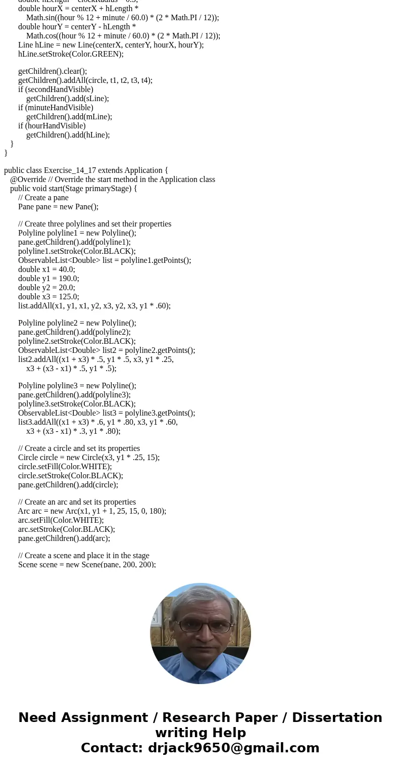 Exercise14 27 × Exercise14 28 Exercise14 29 12 10 6 22:44:37 9:10:0 FIGURE 14.52 (a) Exercise 14.27 displays a detailed clock. (b) Exercise 14.28 displays a cl  Exercise14 27 × Exercise14 28 Exercise14 29 12 10 6 22:44:37 9:10:0 FIGURE 14.52 (a) Exercise 14.27 displays a detailed clock. (b) Exercise 14.28 displays a cl