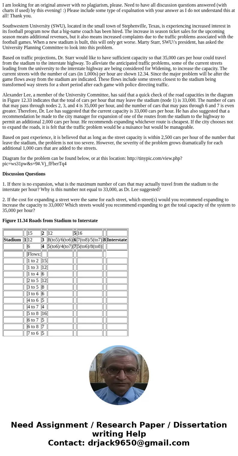 I am looking for an original answer with no plagiarism, please. Need to have all discussion questions answered (with charts if used) by this evening! :) Please 