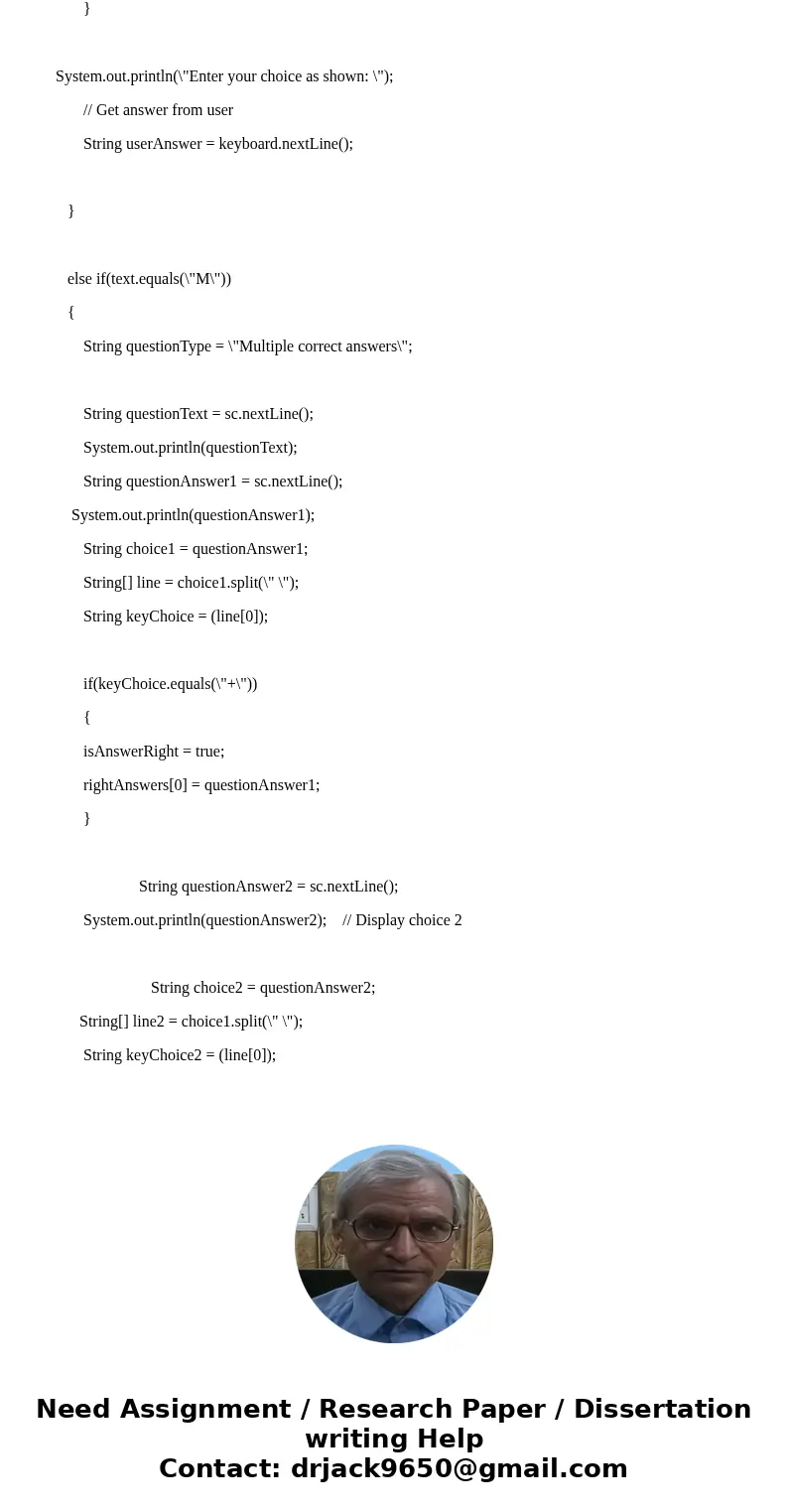 i need help creating a practice class in java that asks the user if he/she wants to take a quiz if yes, practice will call the quiz class where quiz will then c