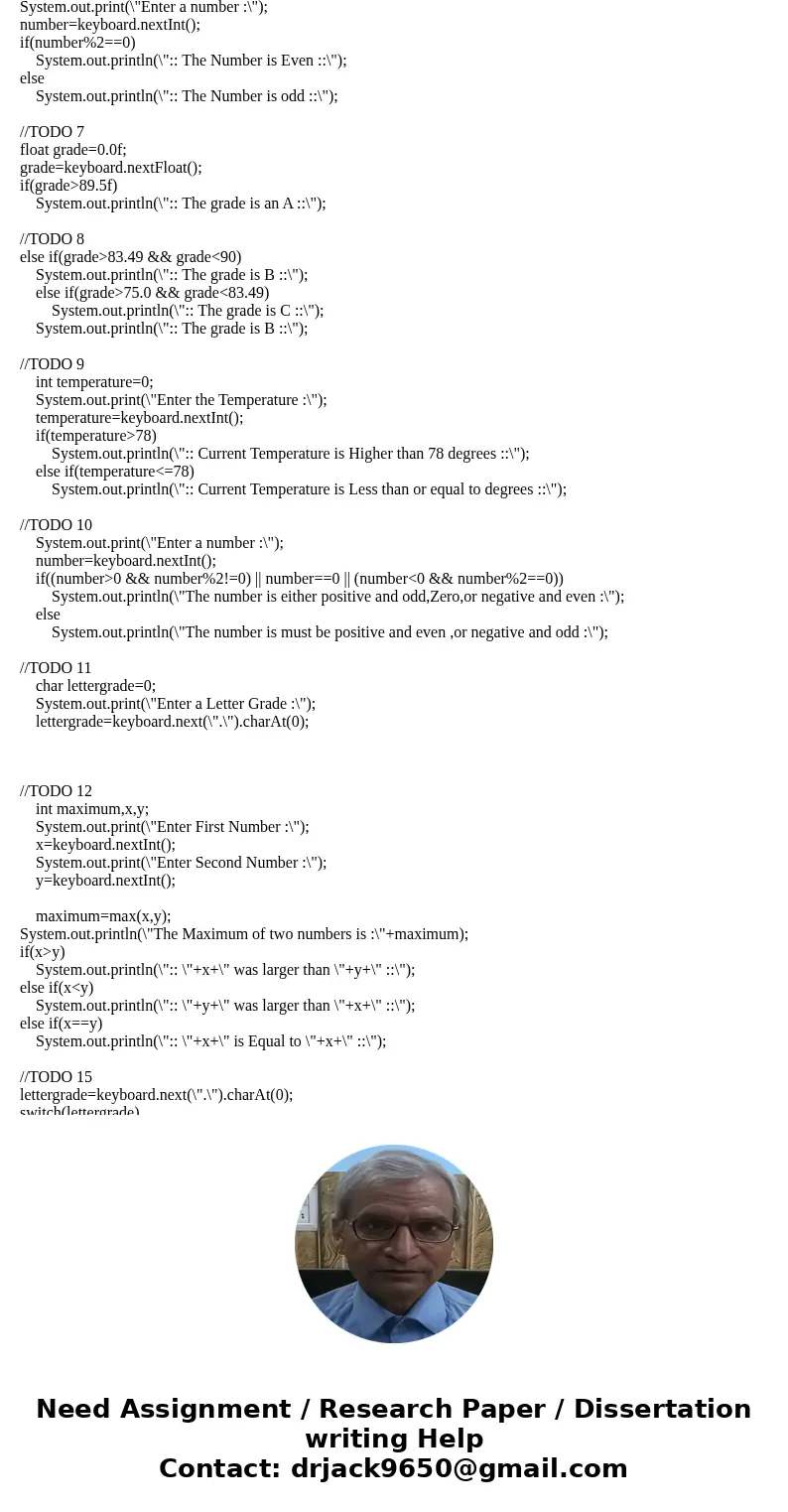  import java.util. Scanner; Conditionals warmup Assignment For use with the GTCs (Game-Themed computer Science) Conditionals Module * Authors: Rob Nash, et al L