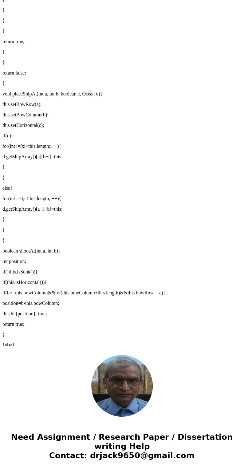 in the battleship class there are few errors that need help to fix //there is an error with length for(int i=0;i<this.hit.length();i++) //another error with  in the battleship class there are few errors that need help to fix //there is an error with length for(int i=0;i<this.hit.length();i++) //another error with