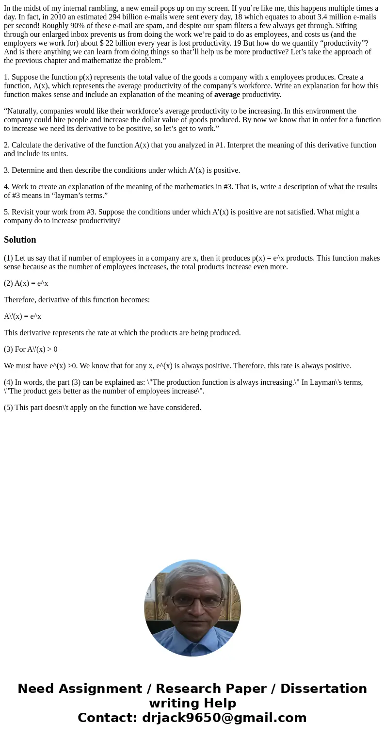 In the midst of my internal rambling, a new email pops up on my screen. If you’re like me, this happens multiple times a day. In fact, in 2010 an estimated 294  In the midst of my internal rambling, a new email pops up on my screen. If you’re like me, this happens multiple times a day. In fact, in 2010 an estimated 294