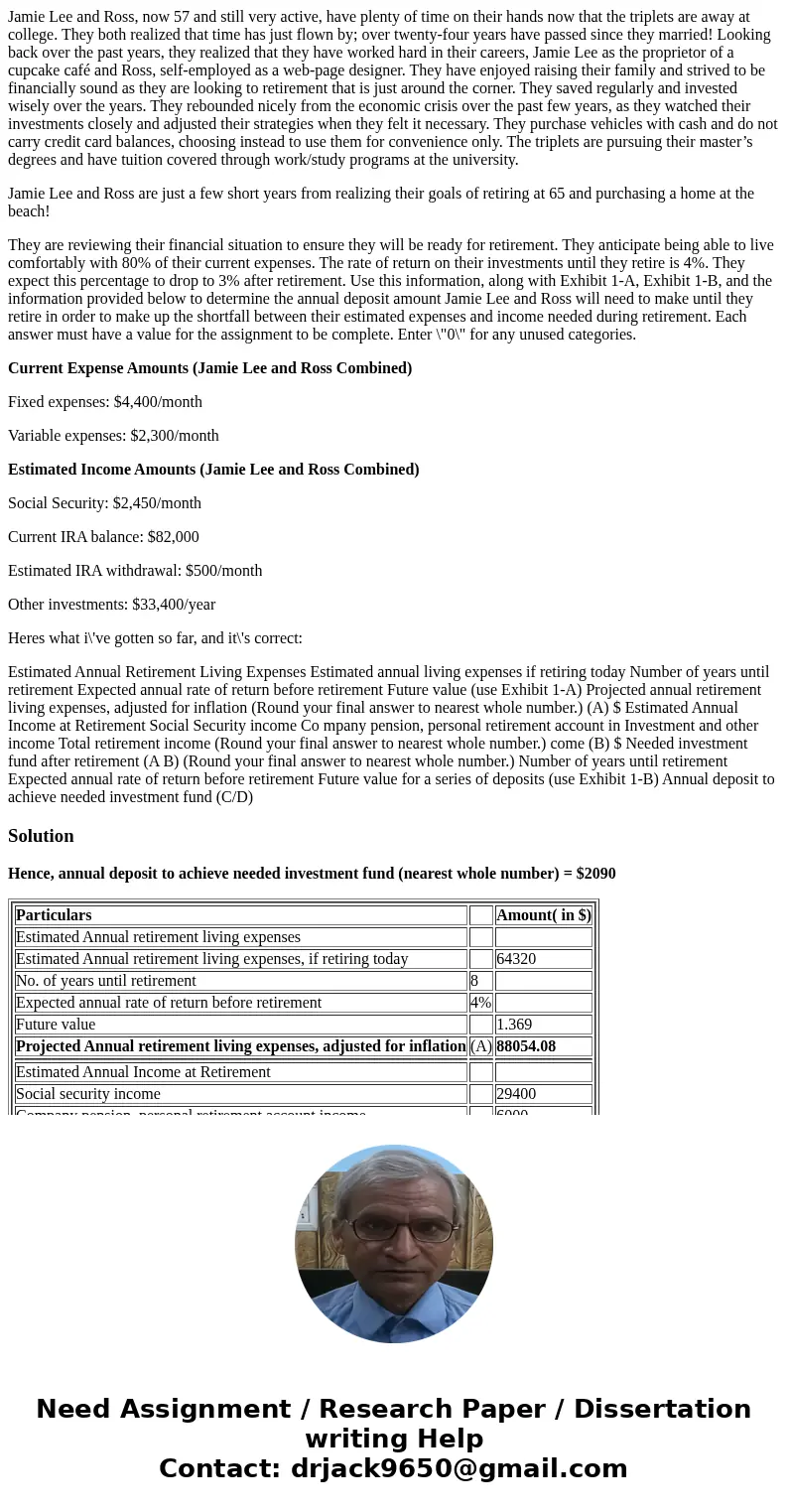 Jamie Lee and Ross, now 57 and still very active, have plenty of time on their hands now that the triplets are away at college. They both realized that time has Jamie Lee and Ross, now 57 and still very active, have plenty of time on their hands now that the triplets are away at college. They both realized that time has