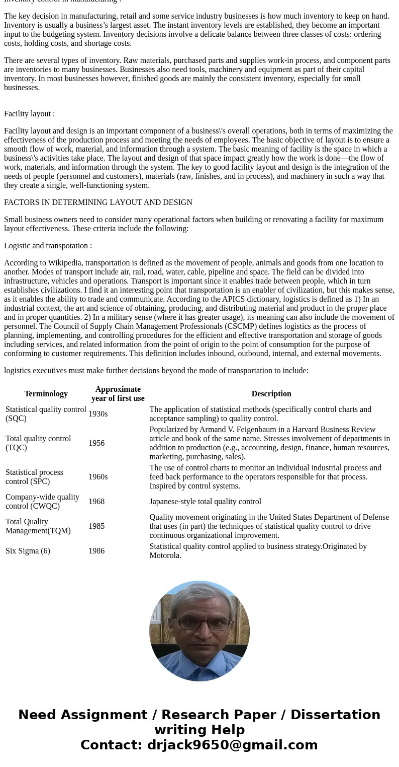 Manufacturing Processes & Production Semester 1, 2016 X’s company, the world’s largest manufacturer, seeks to extend business in New Zealand. To develop man