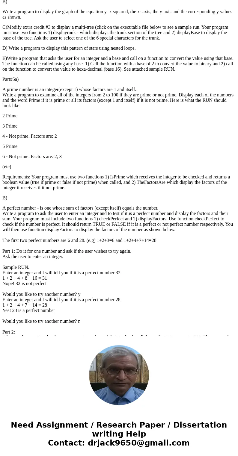part #1 you used one main program to get the students\' grades and to compute and display the letter grade. Modify the program to include two functions a) Compu part #1 you used one main program to get the students\' grades and to compute and display the letter grade. Modify the program to include two functions a) Compu