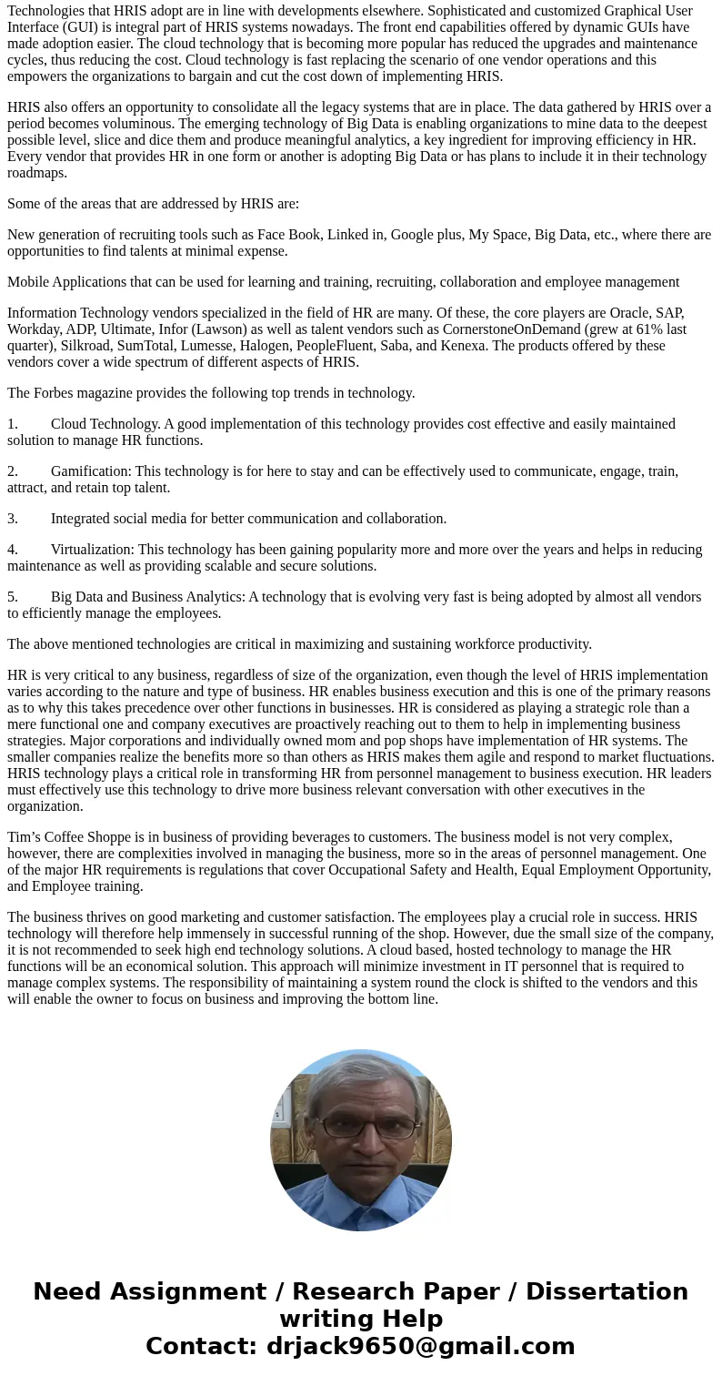 Research technology used in human resource management on the Internet: Checklist: • Take one of the tutorials in HR technology available on the Internet. • Desc Research technology used in human resource management on the Internet: Checklist: • Take one of the tutorials in HR technology available on the Internet. • Desc
