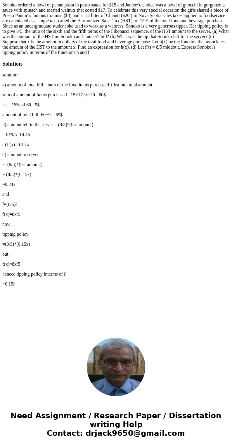 Sonoko ordered a howl of pcnne pasta in pesto sauce for $15 and Janice\'c choice was a bowl of gnocchi in gorgonzola sauce with spinach and toasted walnuts tha  Sonoko ordered a howl of pcnne pasta in pesto sauce for $15 and Janice\'c choice was a bowl of gnocchi in gorgonzola sauce with spinach and toasted walnuts tha