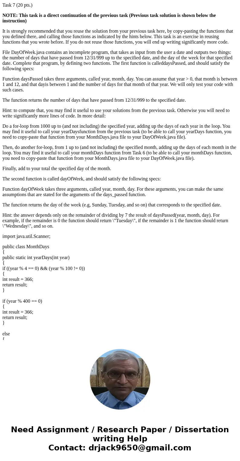 Task 7 (20 pts.) NOTE: This task is a direct continuation of the previous task (Previous task solution is shown below the instruction) It is strongly recommende Task 7 (20 pts.) NOTE: This task is a direct continuation of the previous task (Previous task solution is shown below the instruction) It is strongly recommende