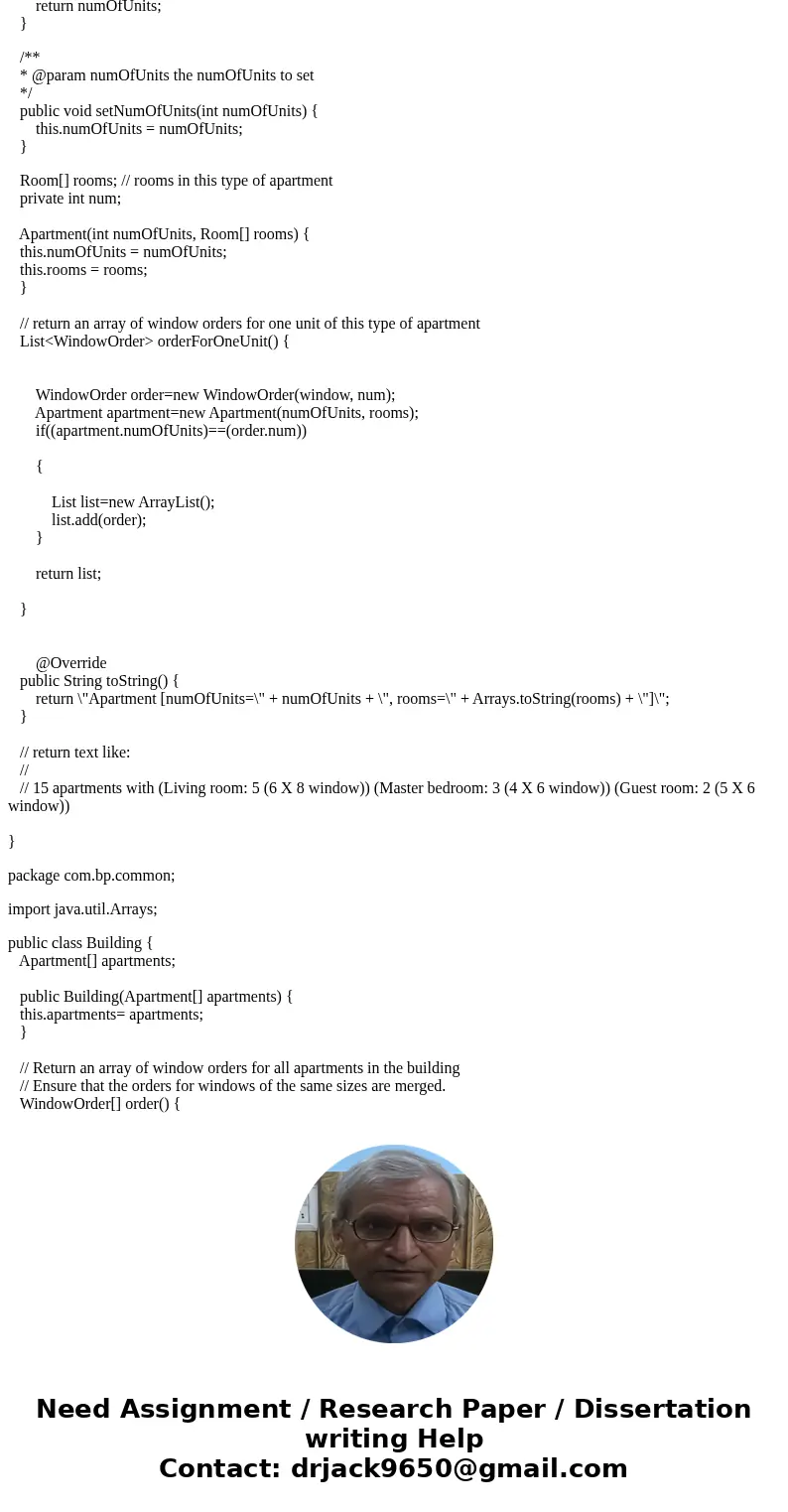 Templates Hwk6.java package hwk6; public class Hwk6 { public static void main(String[] args) { Apartment[] apartments = { new OneBedroom(20), new TwoBedroom(15)