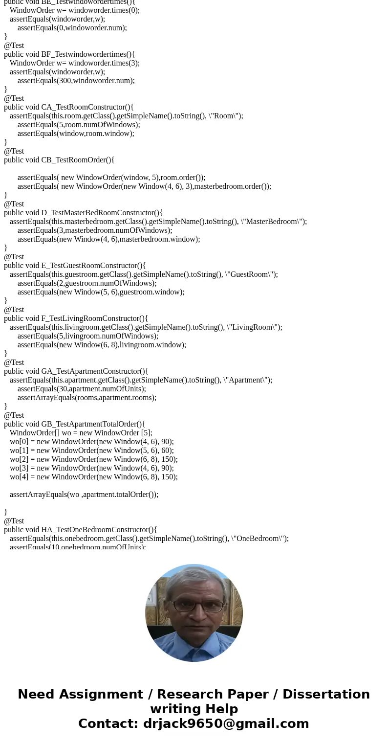 Templates Hwk6.java package hwk6; public class Hwk6 { public static void main(String[] args) { Apartment[] apartments = { new OneBedroom(20), new TwoBedroom(15)