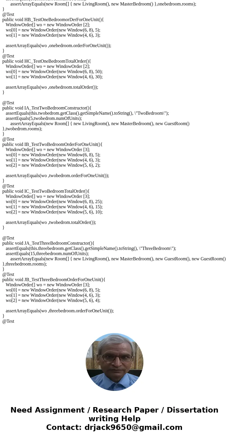 Templates Hwk6.java package hwk6; public class Hwk6 { public static void main(String[] args) { Apartment[] apartments = { new OneBedroom(20), new TwoBedroom(15)