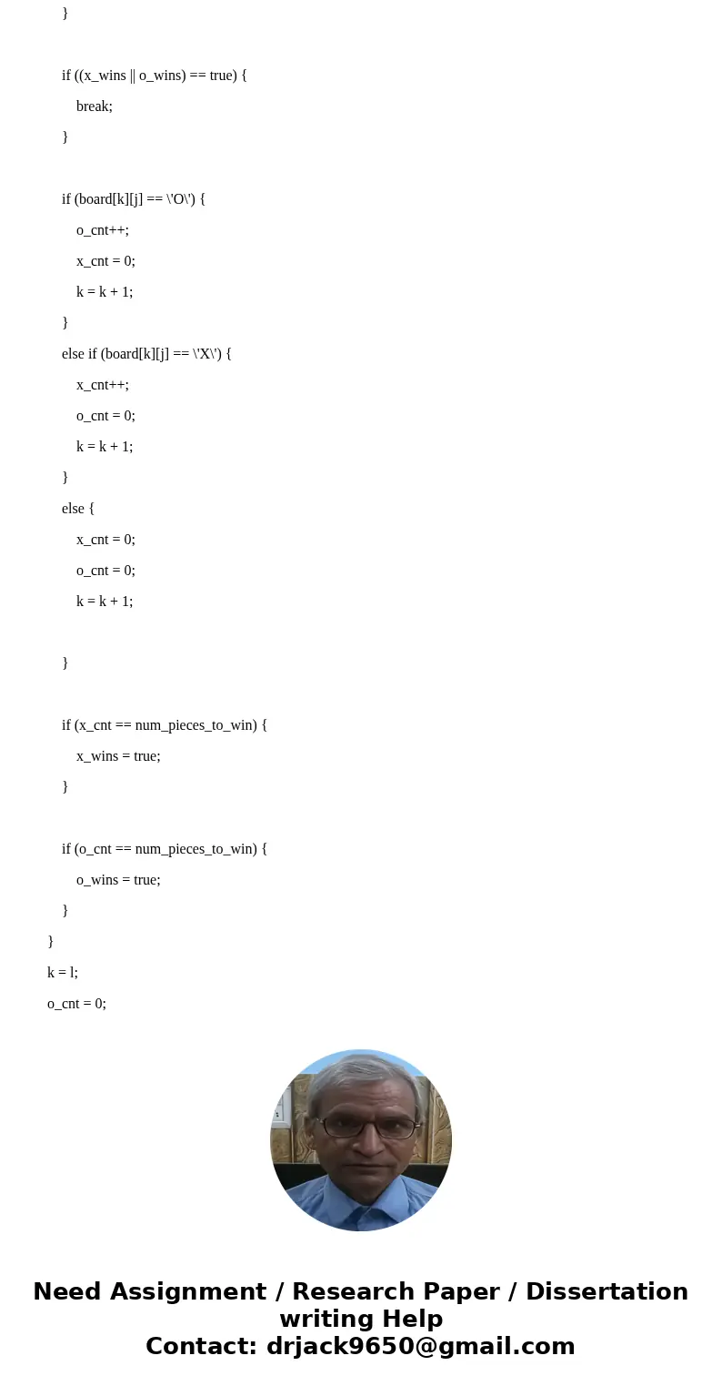The following is my code for a connectn program. When I run my code in the tester, I failed two out 10 tests. I was hoping for some help in finding what causes 