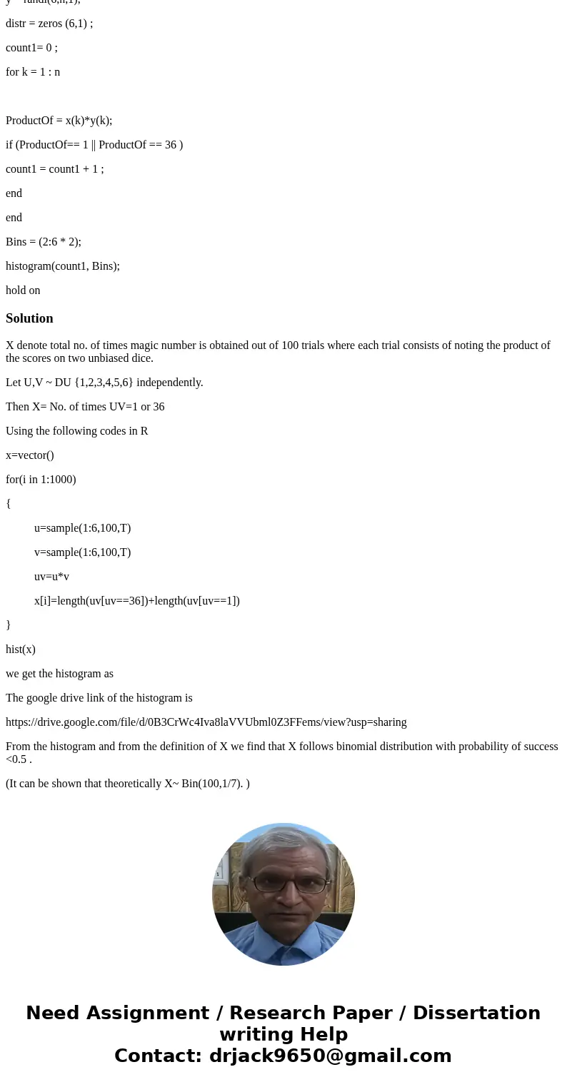 the question say : Given a dice with six numbers ({1, 2, 3, 4, 5, 6}), each number comes with the same probability when you roll it. Here is the game. Suppose y the question say : Given a dice with six numbers ({1, 2, 3, 4, 5, 6}), each number comes with the same probability when you roll it. Here is the game. Suppose y