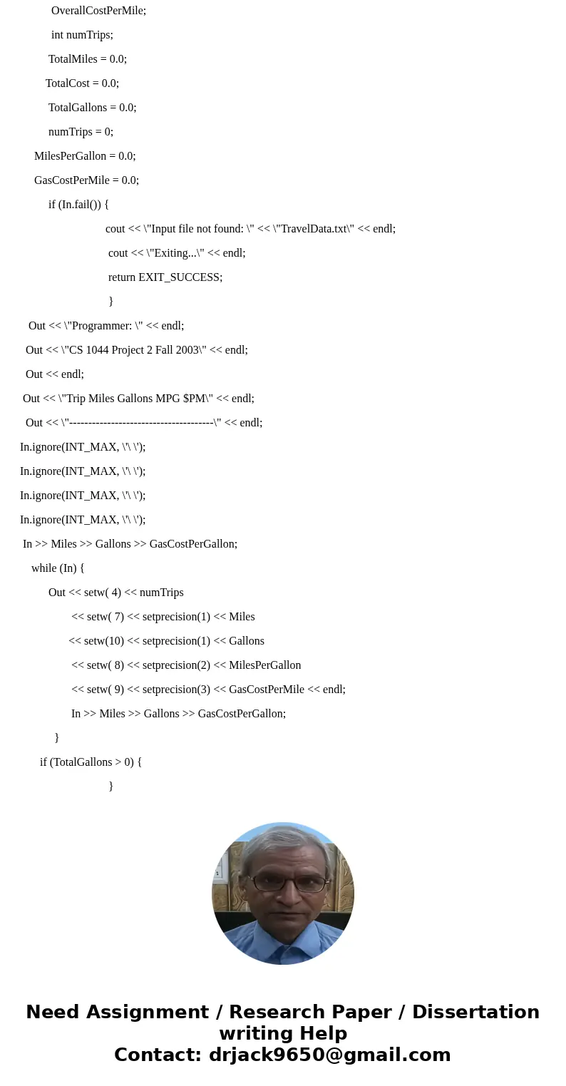 This is in visual basic 6.0 Write a program that analyzes the data produced by the program described in programming project 3. The program should calculate and  This is in visual basic 6.0 Write a program that analyzes the data produced by the program described in programming project 3. The program should calculate and