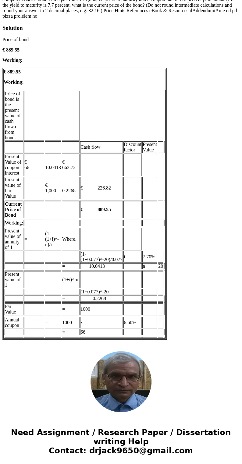  value: 1.00 points Problem 7-3 Valuing Bonds LO2] Even though most corporate bonds in the United States make coupon payments semiannually, bonds issued elsewhe