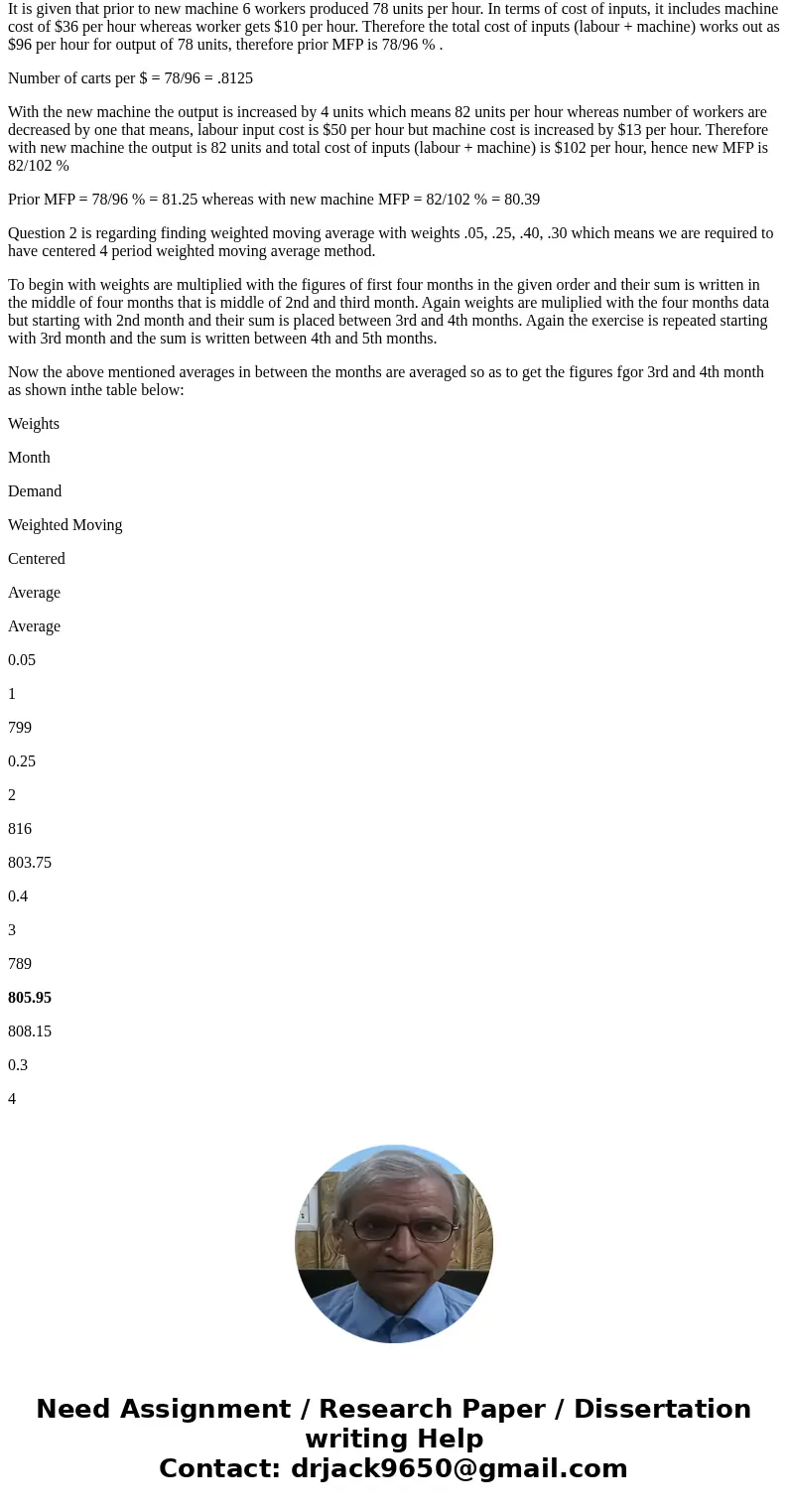 A Company that makes shopping carts for supermarkets and other stores recently purchased some new equipment that reduces the labor content of the jobs needed to A Company that makes shopping carts for supermarkets and other stores recently purchased some new equipment that reduces the labor content of the jobs needed to