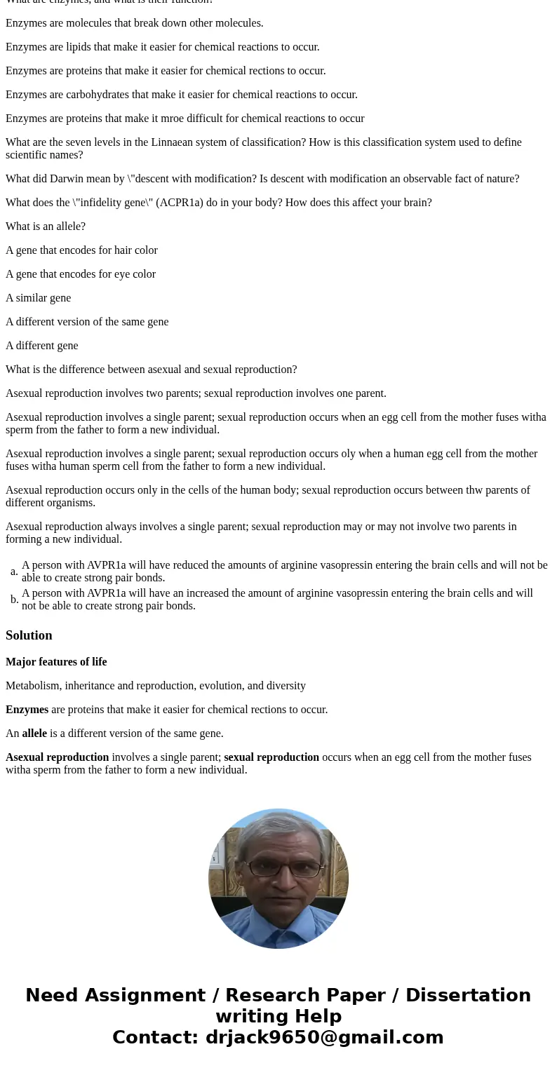 AVPR1a is a gene that produces a protein which allows arginine vasopressin to enter the brain cells. A person who has the \ AVPR1a is a gene that produces a protein which allows arginine vasopressin to enter the brain cells. A person who has the \