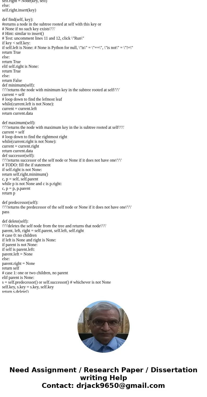 Complete the implementation of the binary search tree started in class. You know you are done when the main function runs correctly with all commented lines unc Complete the implementation of the binary search tree started in class. You know you are done when the main function runs correctly with all commented lines unc