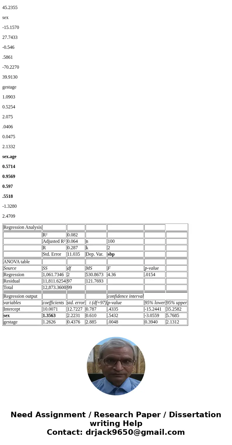 Dataset here: http://people.stat.sfu.ca/~lwa68/teaching/Stat305/lowbwt.txt The data set lowbwt also contains sex, a dichotomous random variable designating the 
