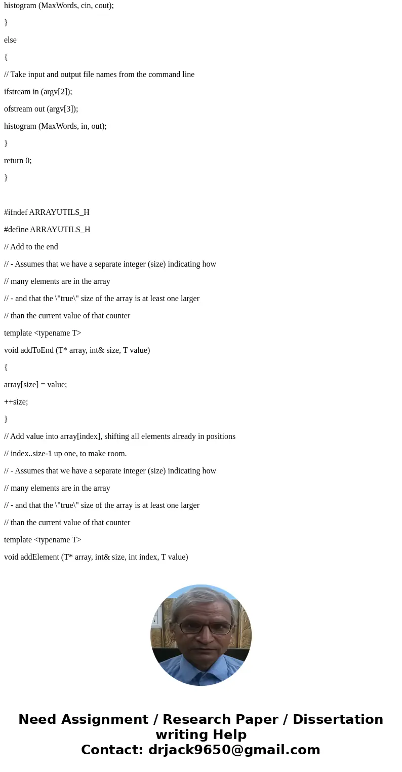 Hello, I need help with the following assignment: This assignment will give you practice in manipulating lists of data stored in arrays. 1 General Instructions  Hello, I need help with the following assignment: This assignment will give you practice in manipulating lists of data stored in arrays. 1 General Instructions