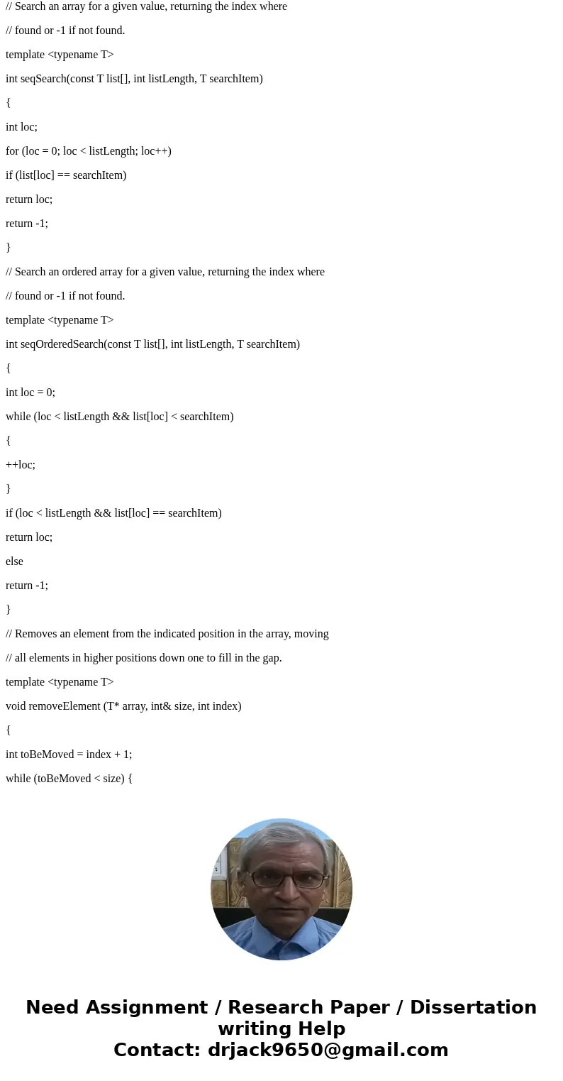 Hello, I need help with the following assignment: This assignment will give you practice in manipulating lists of data stored in arrays. 1 General Instructions  Hello, I need help with the following assignment: This assignment will give you practice in manipulating lists of data stored in arrays. 1 General Instructions