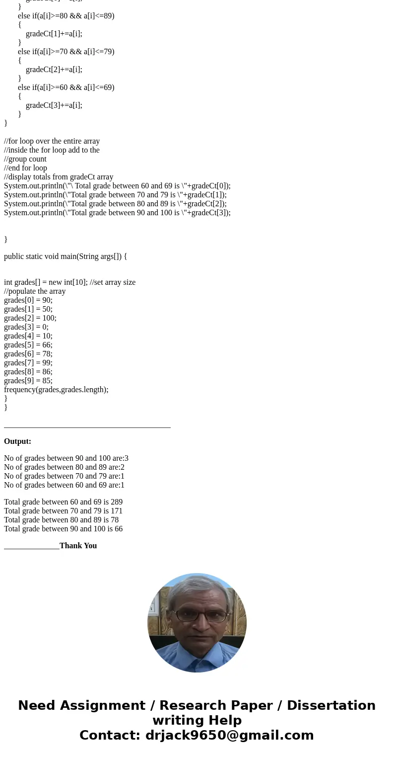 help me complete this code pleaseSolutionHello,Based on what I understood the requirement ,I developed this code.If any there is any thing I have to modify in t help me complete this code pleaseSolutionHello,Based on what I understood the requirement ,I developed this code.If any there is any thing I have to modify in t