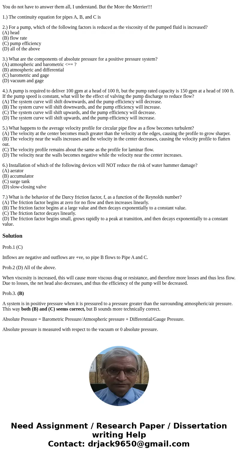 Hydraulics Conceptual FE Questions I always give a thumbs up and good reviews! :D You do not have to answer them all, I understand. But the More the Merrier!!!  Hydraulics Conceptual FE Questions I always give a thumbs up and good reviews! :D You do not have to answer them all, I understand. But the More the Merrier!!!