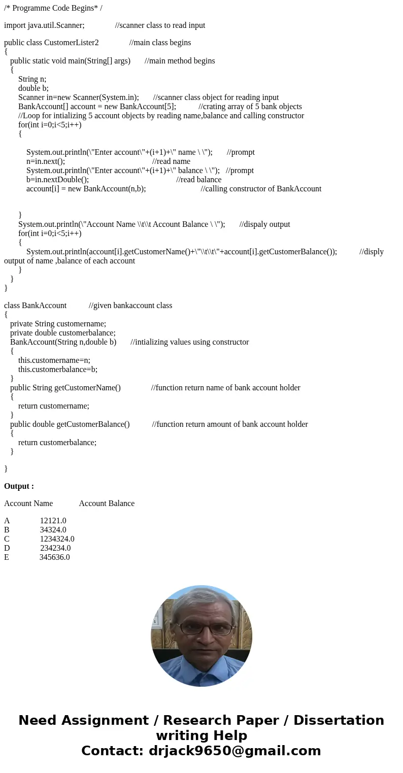 IN JAVA I have 1-4 done, I just have no idea how to go about doing 5&6. Thank you for all of your help Ocean County College Ocean Connect × \\ Lab 6-Using A IN JAVA I have 1-4 done, I just have no idea how to go about doing 5&6. Thank you for all of your help Ocean County College Ocean Connect × \\ Lab 6-Using A