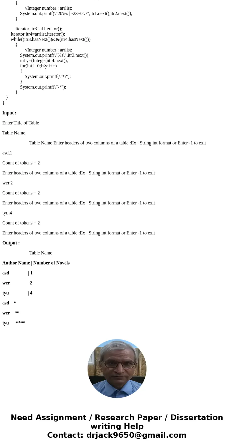 Java program: Prompt the user for a title for data. Output the title. Prompt the user for the headers of two columns of a table. Output the column headers. Prom Java program: Prompt the user for a title for data. Output the title. Prompt the user for the headers of two columns of a table. Output the column headers. Prom
