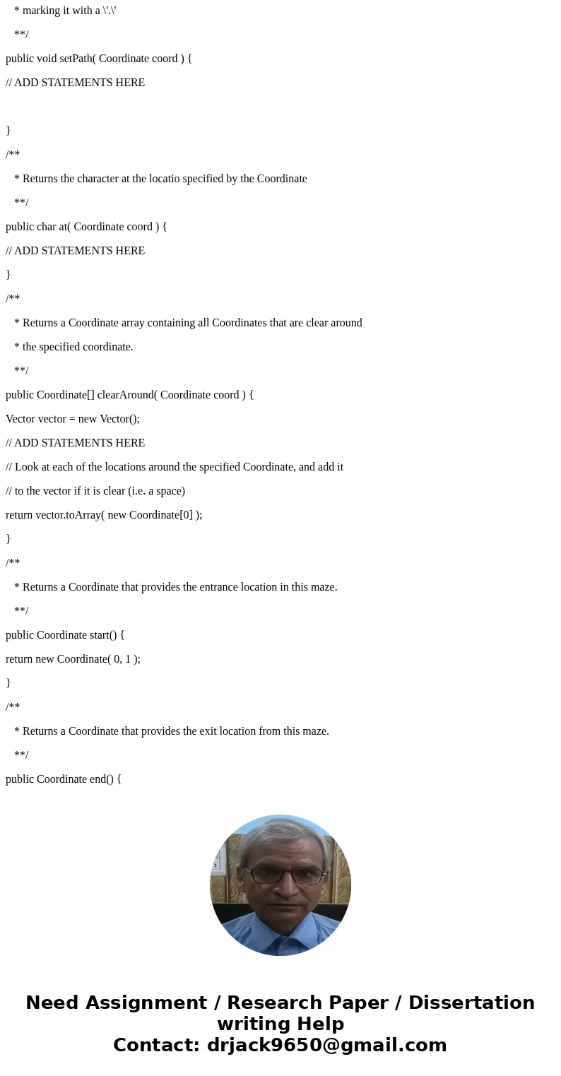 Java Question : help needed In the program \