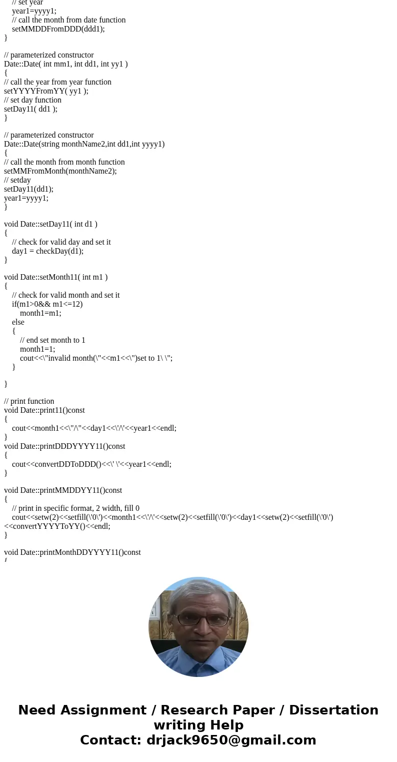 Lecture notes using the given member functions and UML structure to include the following capabilities: p7 (Fig. 10.10) of Please modify the class Date. 1. Mul  Lecture notes using the given member functions and UML structure to include the following capabilities: p7 (Fig. 10.10) of Please modify the class Date. 1. Mul