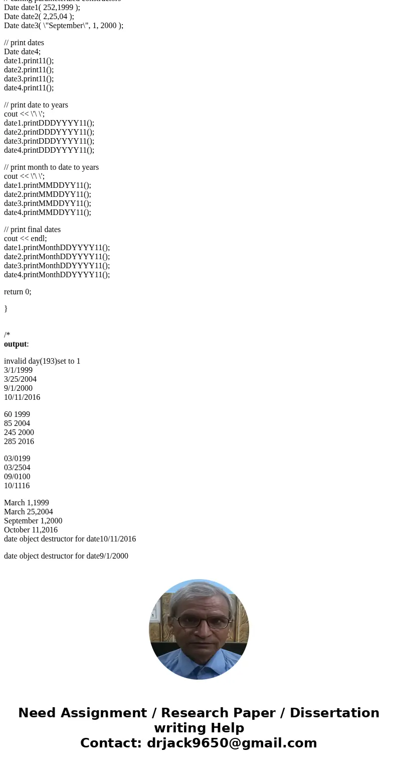 Lecture notes using the given member functions and UML structure to include the following capabilities: p7 (Fig. 10.10) of Please modify the class Date. 1. Mul  Lecture notes using the given member functions and UML structure to include the following capabilities: p7 (Fig. 10.10) of Please modify the class Date. 1. Mul