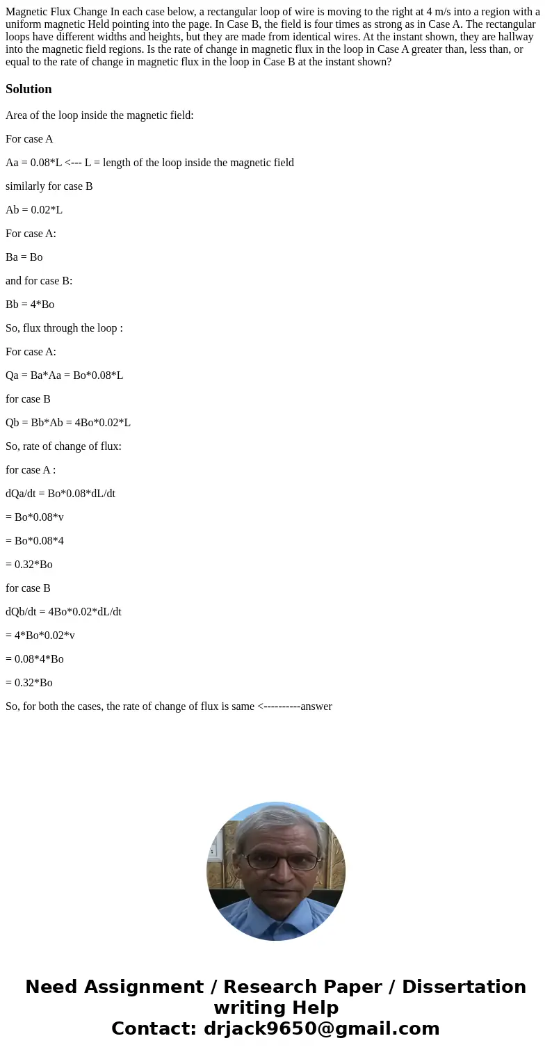 Magnetic Flux Change In each case below, a rectangular loop of wire is moving to the right at 4 m/s into a region with a uniform magnetic Held pointing into th  Magnetic Flux Change In each case below, a rectangular loop of wire is moving to the right at 4 m/s into a region with a uniform magnetic Held pointing into th