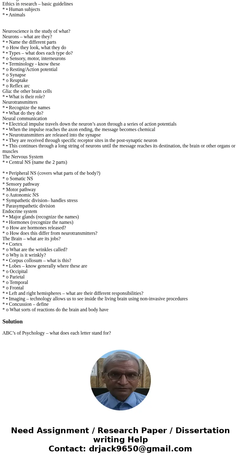  Origins of psychology When did it begin as a science? 1879 * • What is an empirical question? * • Nature vs. nurture ABC’s of Psychology – what does each lette