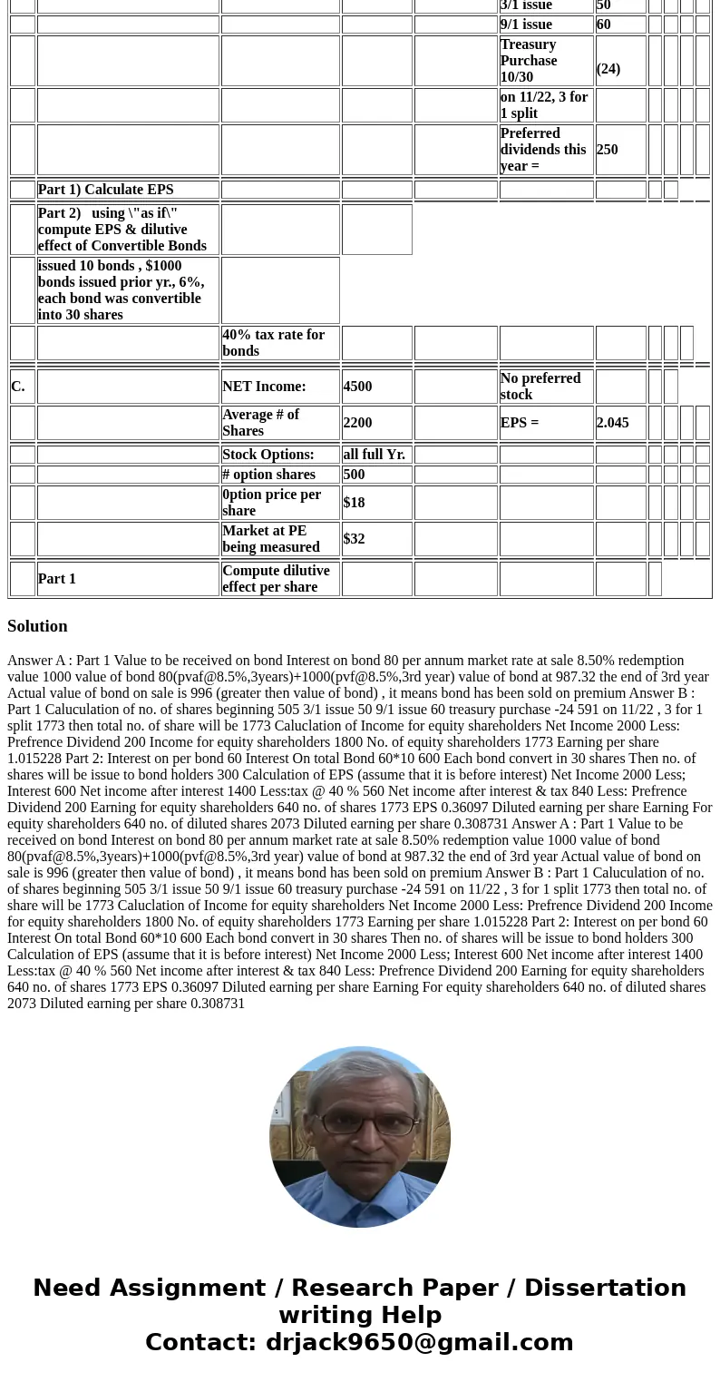 PLEASE ANSWER QUESTION A PART 1 and 2 QUESTION B Part 1 and 2 and QUESTION C Part 1 Pleae complete it on excel or copy paste it from excel A. ClassCo sells Conv
