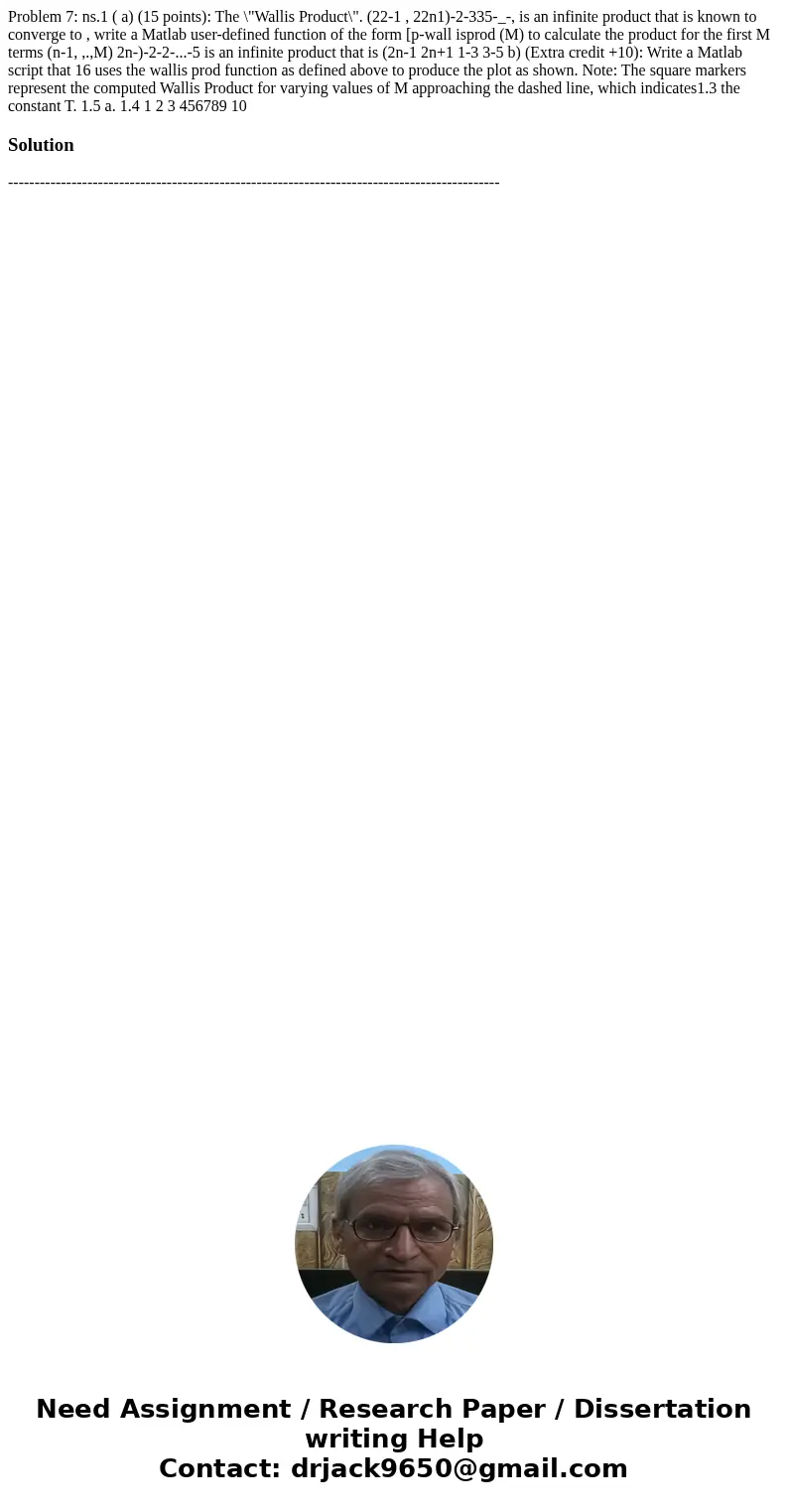 Problem 7: ns.1 ( a) (15 points): The \  Problem 7: ns.1 ( a) (15 points): The \