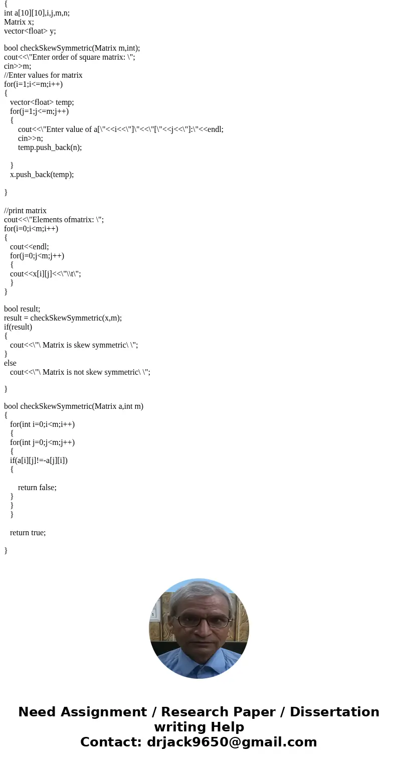 Thank you for your helpful answer!(It\'s necessary for you to pay attention to the given information) 8. (10 pts) Let us define a new data type Matrix for repre